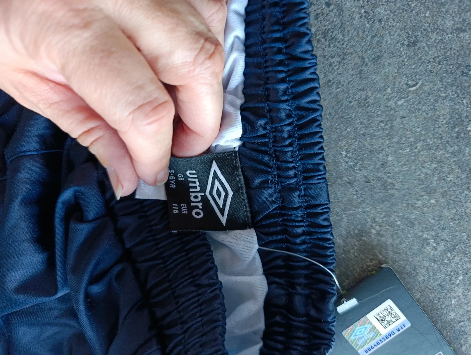 Umbro QuickDry navy blue kids' 116 5-6 years sports shorts – New with tag – photo 7